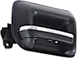 Front and Rear, Driver and Passenger Side Interior Door Handles, Black, Front Passenger Side - With Door Lock Hole; Front Driver Side and Rear Driver and Passenger Side - Without Door Lock Hole