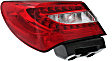 Driver and Passenger Side Halogen Tail Light, With bulb(s), OE Replacement