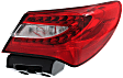 Driver and Passenger Side Halogen Tail Light, With bulb(s), OE Replacement