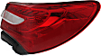 Driver and Passenger Side Halogen Tail Light, With bulb(s), OE Replacement