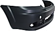 Front and Rear Primed Bumper Covers, For Models With 1-Piece Design Front Bumper