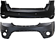 Front and Rear Primed Bumper Cover, CAPA Certified
