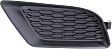 Fog Light Cover - Front, Driver and Passenger Side, Black