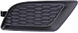 Fog Light Cover - Front, Driver and Passenger Side, Black