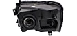 Driver and Passenger Side Halogen Headlight, With bulb(s), OE Replacement