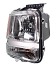 Driver and Passenger Side Headlights, with Bulbs, Halogen, For Models without Headlights Leveling System