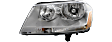 Driver and Passenger Side Headlights, with Bulbs, Halogen, Sedan, CAPA Certified