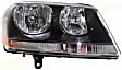 Driver and Passenger Side Headlights, with Bulbs, Halogen, Sedan