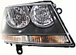 Driver and Passenger Side Headlights, with Bulbs, Halogen, Sedan