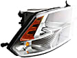 2012 Ram 3500 - Driver and Passenger Side Halogen Headlight, With bulb(s), For Models With Quad Lights, OE Replacement