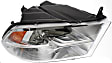 2012 Ram 3500 - Driver and Passenger Side Halogen Headlight, With bulb(s), For Models With Quad Lights, OE Replacement