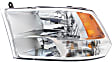 2011 Ram 2500 - Driver and Passenger Side Halogen Headlight, With bulb(s), For Models With Quad Lights, OE Replacement, CAPA Certified