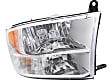2011 Ram 2500 - Driver and Passenger Side Halogen Headlight, With bulb(s), For Models With Quad Lights, OE Replacement, CAPA Certified