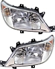 2005 Dodge Sprinter 2500 - Driver and Passenger Side Halogen Headlight, With bulb(s), OE Replacement