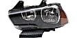 Driver and Passenger Side Halogen Headlight, With bulb(s), OE Replacement