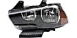 Driver and Passenger Side Halogen Headlight, With bulb(s), OE Replacement, CAPA Certified