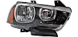 Driver and Passenger Side Halogen Headlight, With bulb(s), OE Replacement, CAPA Certified