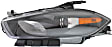 2016 Dodge Dart - Driver and Passenger Side Halogen Headlight, With bulb(s), OE Replacement