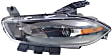 2015 Dodge Dart - Driver and Passenger Side Halogen Headlight, With bulb(s), OE Replacement, CAPA Certified