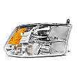 2015 Ram 2500 - Driver and Passenger Side Halogen Headlight, With bulb(s), For Models with Quad Lights, Without Daytime Running Lights, OE Replacement, CAPA Certified