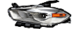 2015 Dodge Dart - Driver and Passenger Side HID/Xenon Headlight, Without bulb(s), OE Replacement