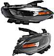2015 Dodge Dart - Driver and Passenger Side HID/Xenon Headlight, Without bulb(s), OE Replacement