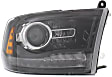 2014 Ram 2500 - Driver and Passenger Side Halogen Headlight, With bulb(s), For Models With Factory Projector Type s, OE Replacement