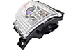 2014-2017 Dodge Durango - Driver and Passenger Side Headlights, with Bulbs, Halogen, without LED Daytime Running Lights