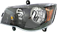 Driver and Passenger Side Halogen Headlight, With bulb(s), OE Replacement, CAPA Certified