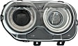 2015-2023 Dodge Challenger - Driver and Passenger Side Headlights, with Bulbs, Halogen, For Models without Air Ducts, CAPA CERTIFIED
