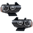 2012 Dodge Charger - Driver and Passenger Side HID/Xenon Headlight, With bulb(s), OE Replacement, CAPA Certified