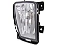 Front, Driver and Passenger Side Fog Lights, with Bulb, Halogen, Standard Type, CAPA CERTIFIED