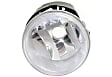 Front, Driver and Passenger Side Halogen Fog Light, Without bulb(s)