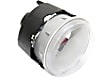 Front, Driver and Passenger Side Halogen Fog Light, Without bulb(s)