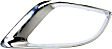 Front, Driver and Passenger Side Fog Light Trims, Chrome