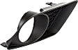 Front, Driver and Passenger Side Fog Light Trims, Textured Black, For Models With Standard Type