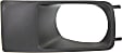 Front, Driver and Passenger Side Fog Light Trims, Textured Black