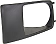 Front, Driver and Passenger Side Fog Light Trims, Textured Black