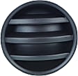 2008-2014 Dodge Challenger - Fog Light Cover - Front, Driver and Passenger Side, Textured Black