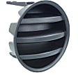 2008-2014 Dodge Challenger - Fog Light Cover - Front, Driver and Passenger Side, Textured Black