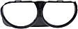 Driver and Passenger Side Headlight Bezel, Black