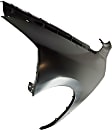 Front, Driver and Passenger Side Fenders, Primed, with Emblem Provision, CAPA Certified