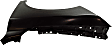 Front, Driver and Passenger Side Fenders, Primed, with Emblem Provision, CAPA Certified