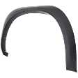 Front and Rear, Driver and Passenger Side Fender Flares, Primed, Front - Thermoplastic; Rear - Plastic, Front - Bolt-On