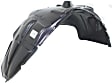 Front, Driver and Passenger Side, Rear Section, Fender Liner