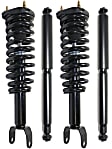 Front and Rear, Driver and Passenger Side Shock and Fully Loaded Strut, RWD