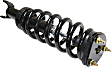 Front, Driver and Passenger Side Fully Loaded Struts, 4WD, For Models with Front Coil Spring