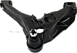 Front, Driver and Passenger Side, Upper and Lower Control Arms, With Ball Joints