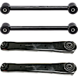 Front, Driver and Passenger Side, Upper and Lower Control Arm, Without ball joint(s)