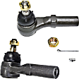 Front, Driver and Passenger Side, Outer Tie Rod Ends